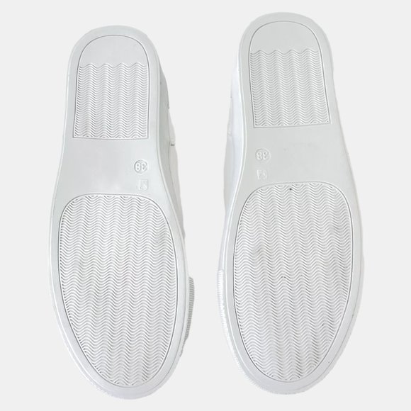 🎈HOST PICK🎈🆕 Steve Madden Fashion sneaker White with Gold Trim accents- Sz 38 - Picture 5 of 12